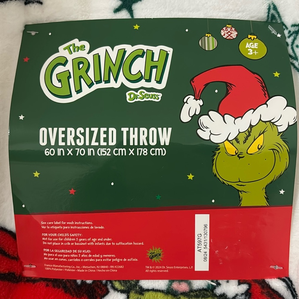 Grinch Blanket